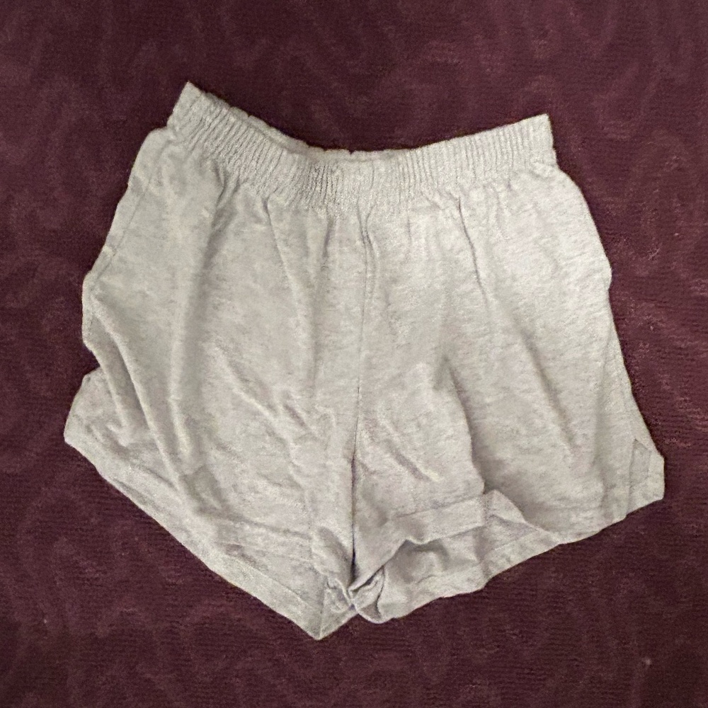 Light Grey Cotton Shorts